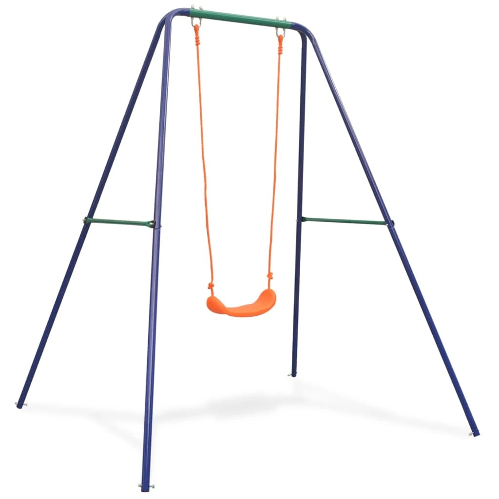 1 Vidaxl Swing Play Swing - Orange, 1 of 8