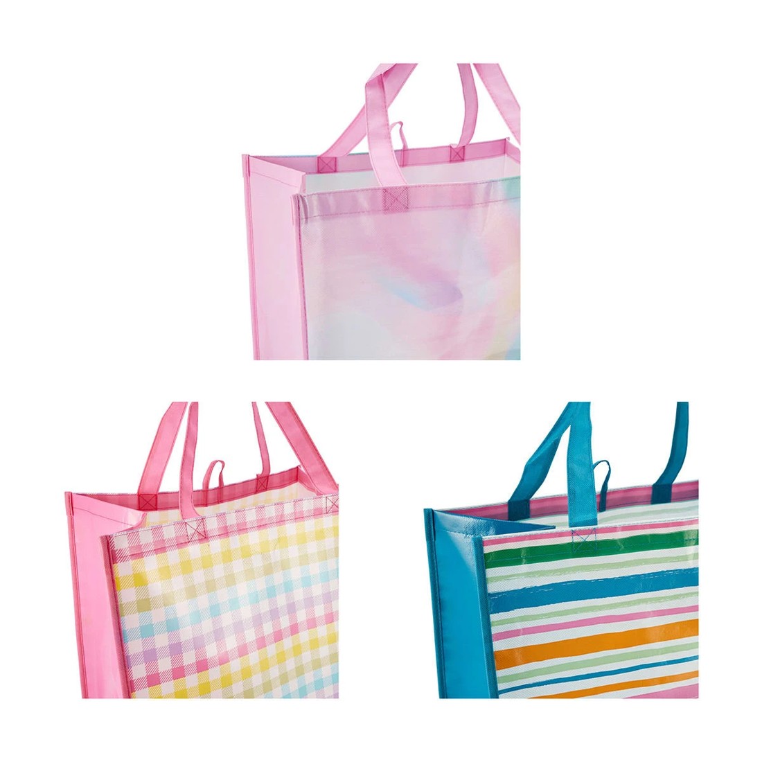 3 Laminated Reusable Bag - Assorted, 3 of 5