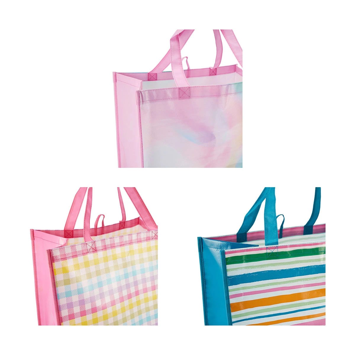 3 Laminated Reusable Bag - Assorted, 3 of 5