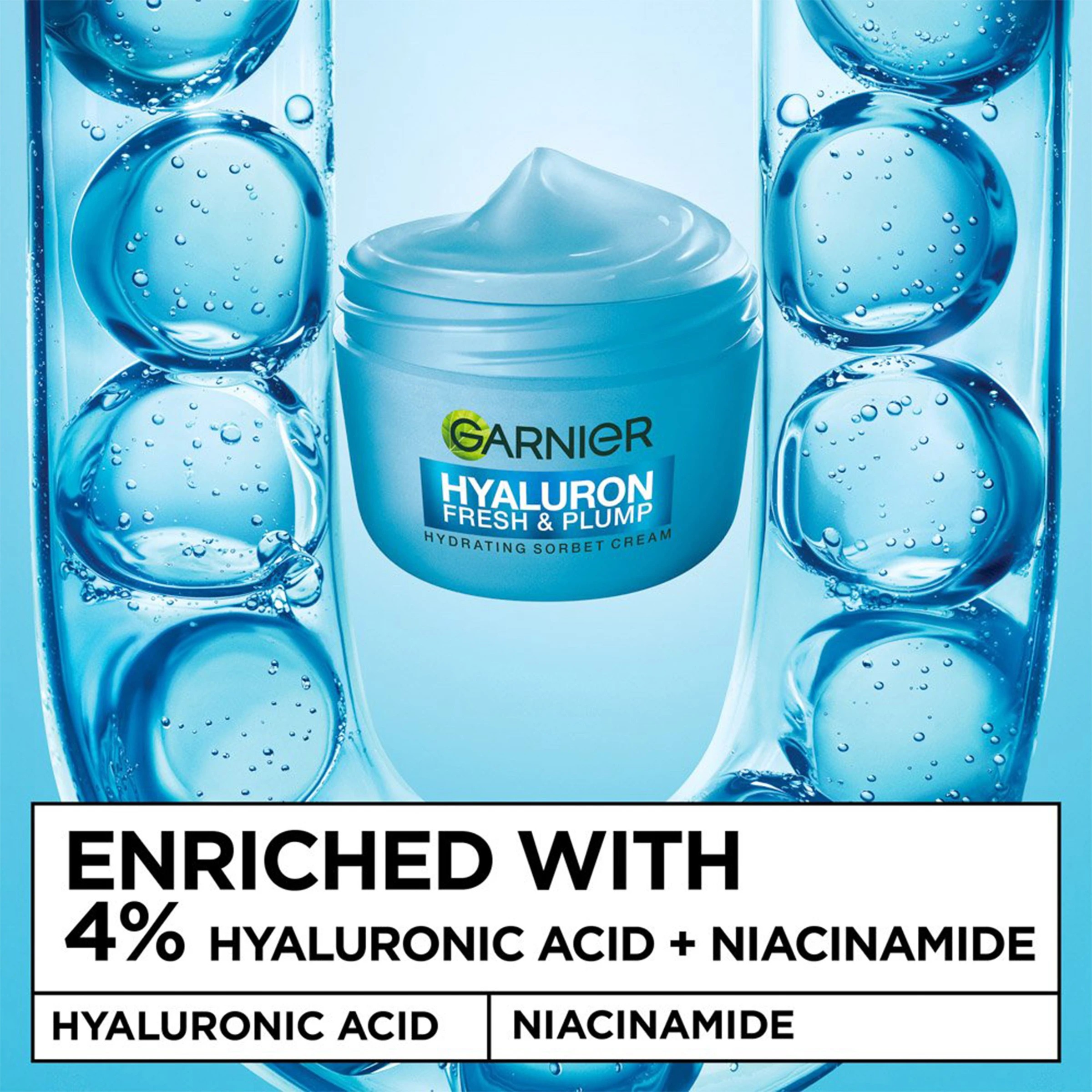 5 Garnier Hyaluron Fresh & Plump Hydrating Sorbet Cream, 5 of 8