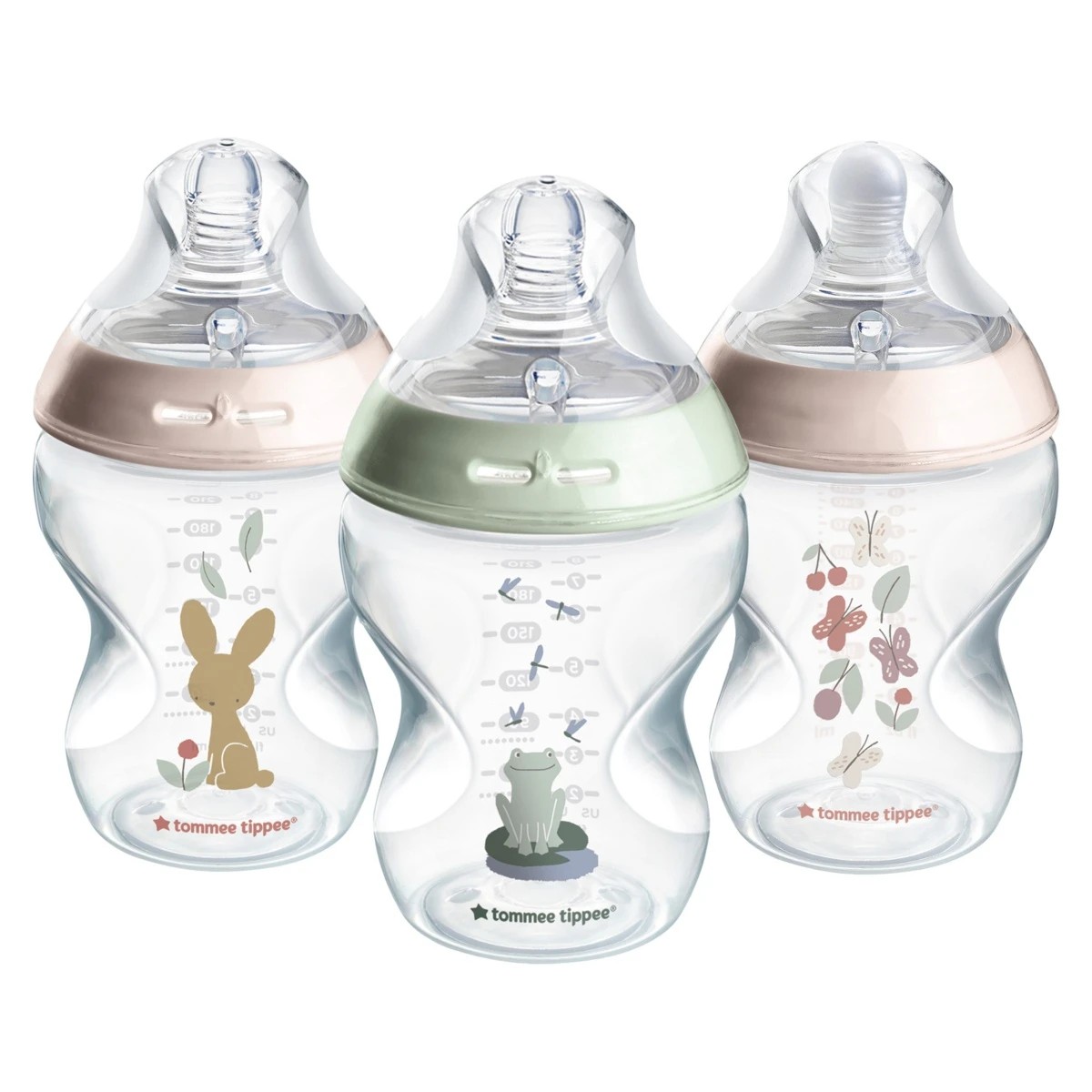 2 3 Pack Tommee Tippee Natural Start Decorated Baby Bottles, 2 of 8