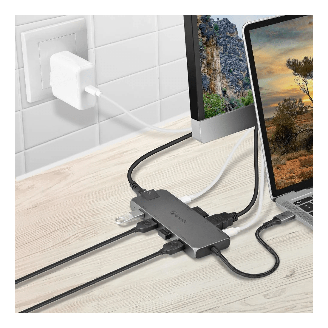 7 Bonelk Long-Life USB-C 11-in-1 Multiport Hub Space Grey, 7 of 7