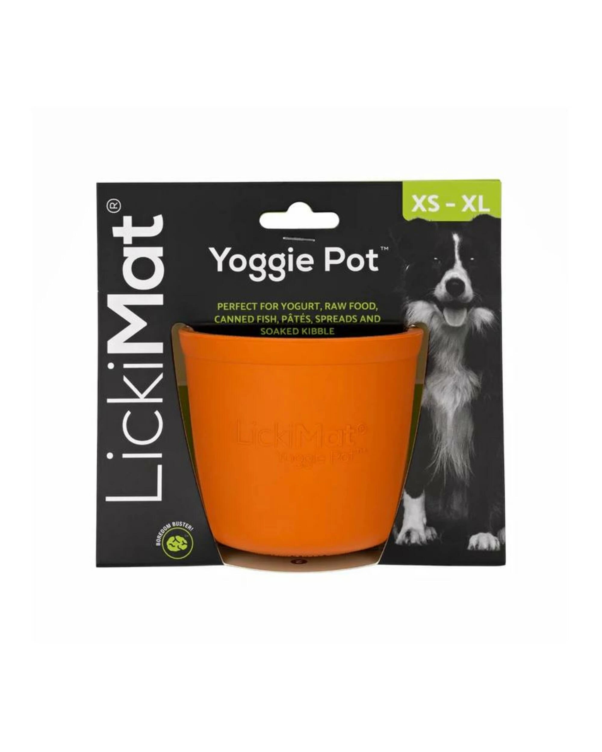 1 Lickimat Yoggie Pot Orange, 1 of 1