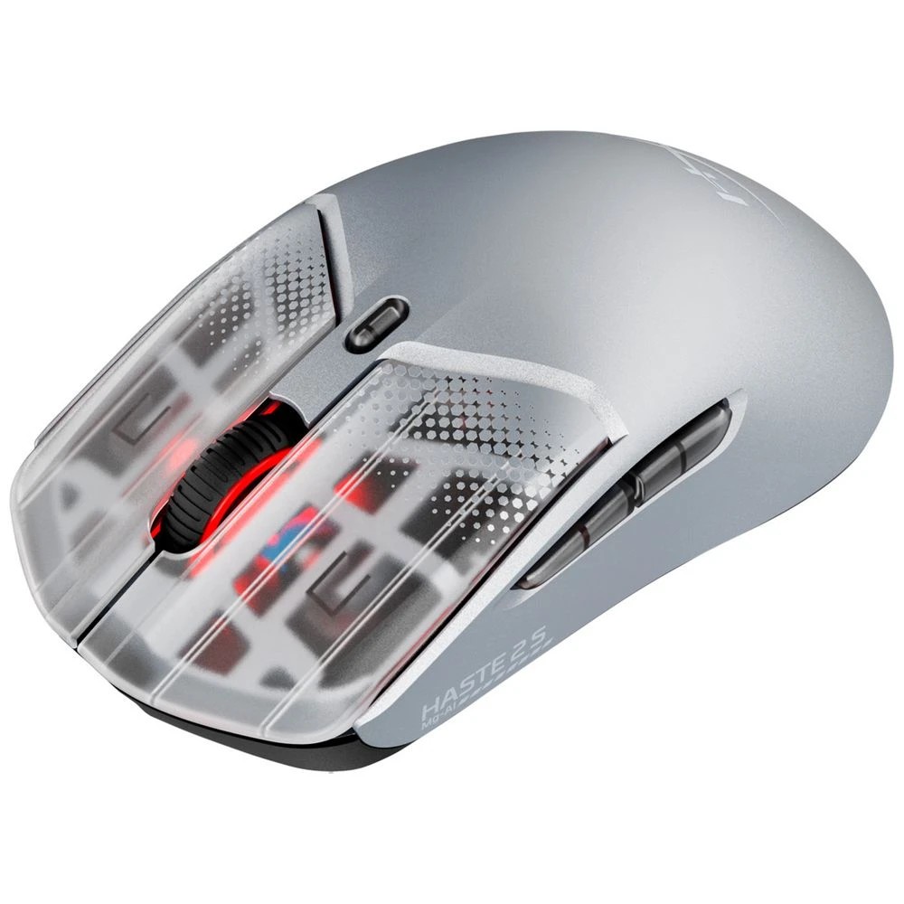 3 Hyper X Purefire Haste 2S Wireless Gaming Mouse Silver, 3 of 7