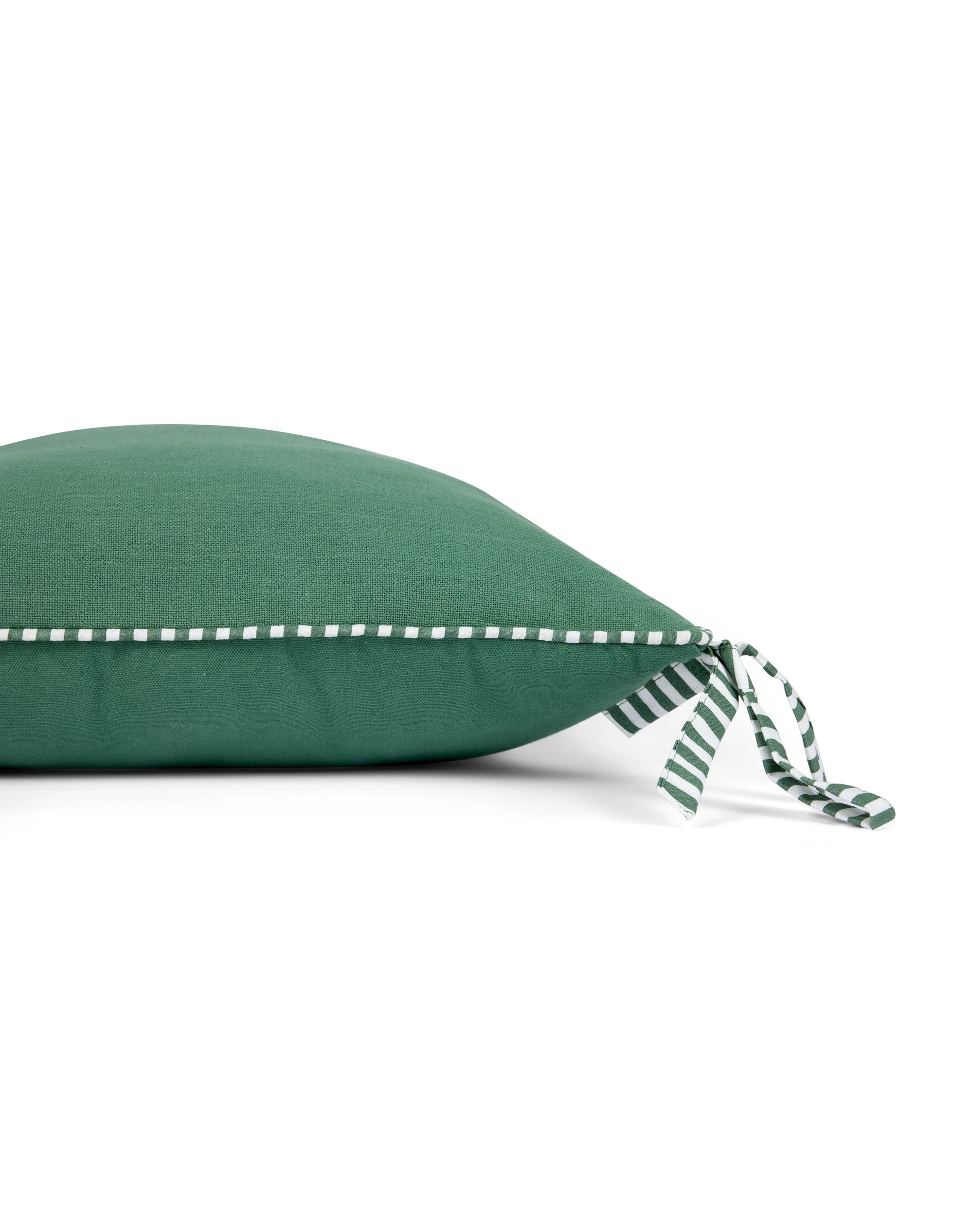 2 43cm Bow Cushion - Pesto, 2 of 4