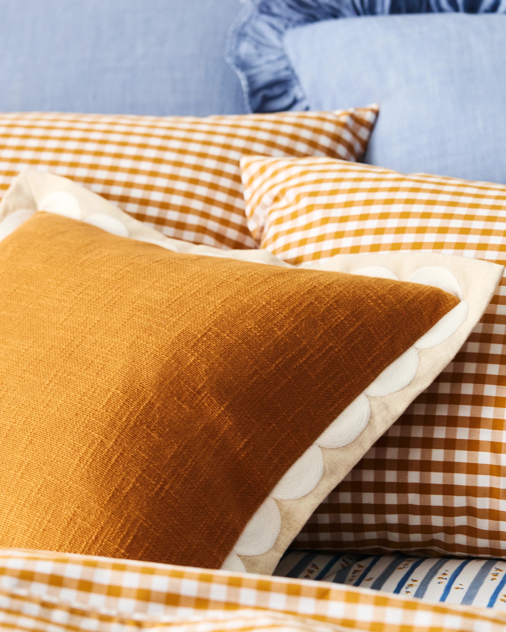 4 Target Australian Cotton Stripe Floral Mix & Match Fitted Sheet
 - Queen Bed
 - Blue, 4 of 4