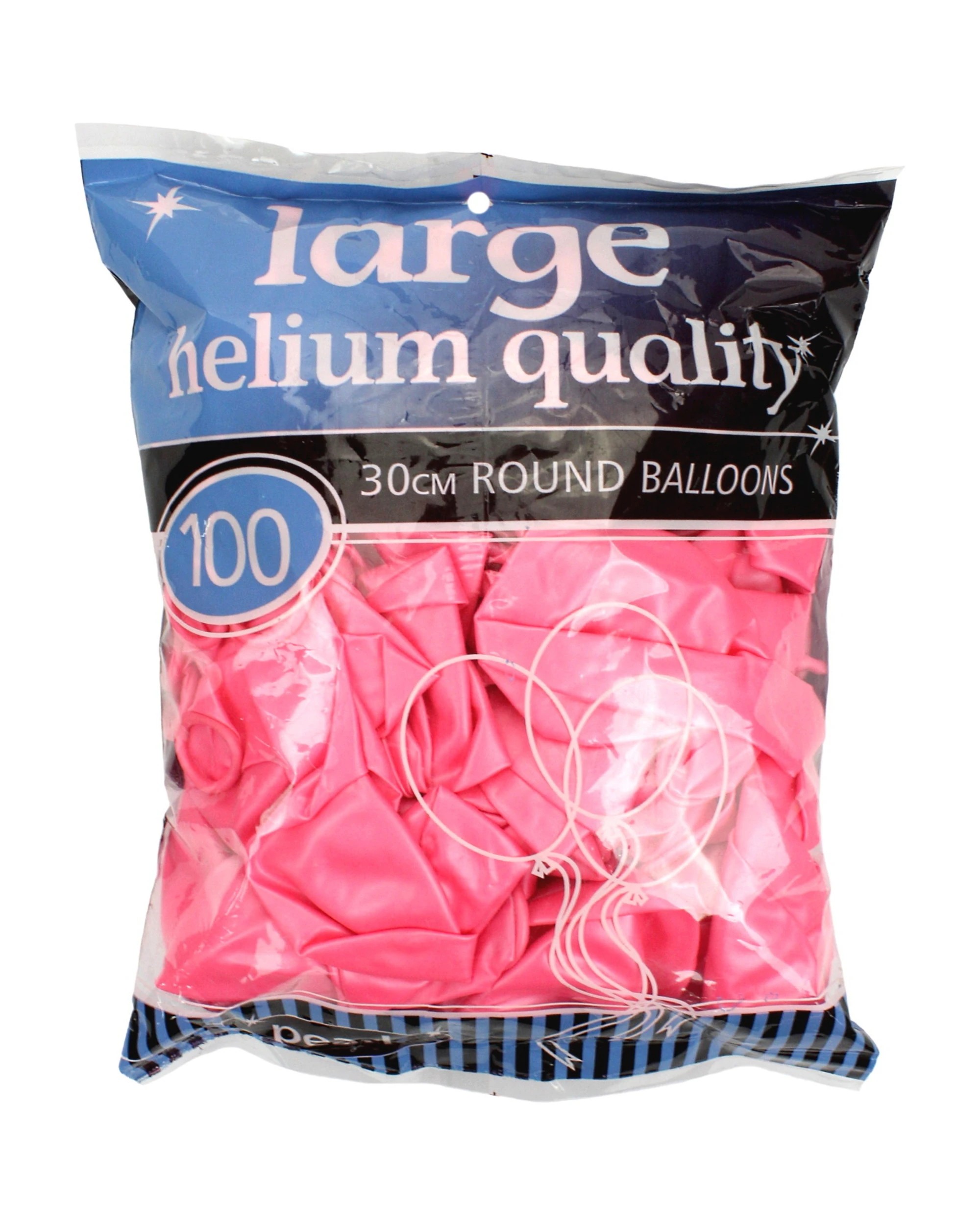 2 Meteor Pearl Balloons 30cm Pack of 100 - Pink, 2 of 2