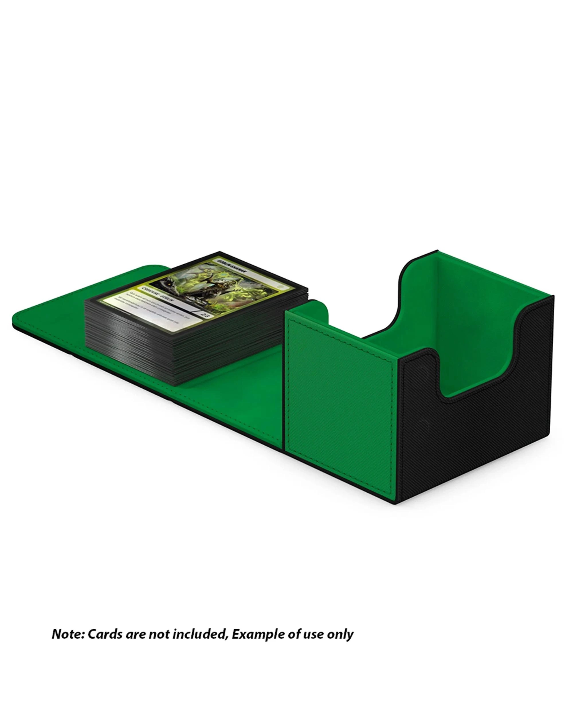 5 Ultimate Guard Sidewinder 100+ Synergy Deck Box - Black/Green - Multi, 5 of 6