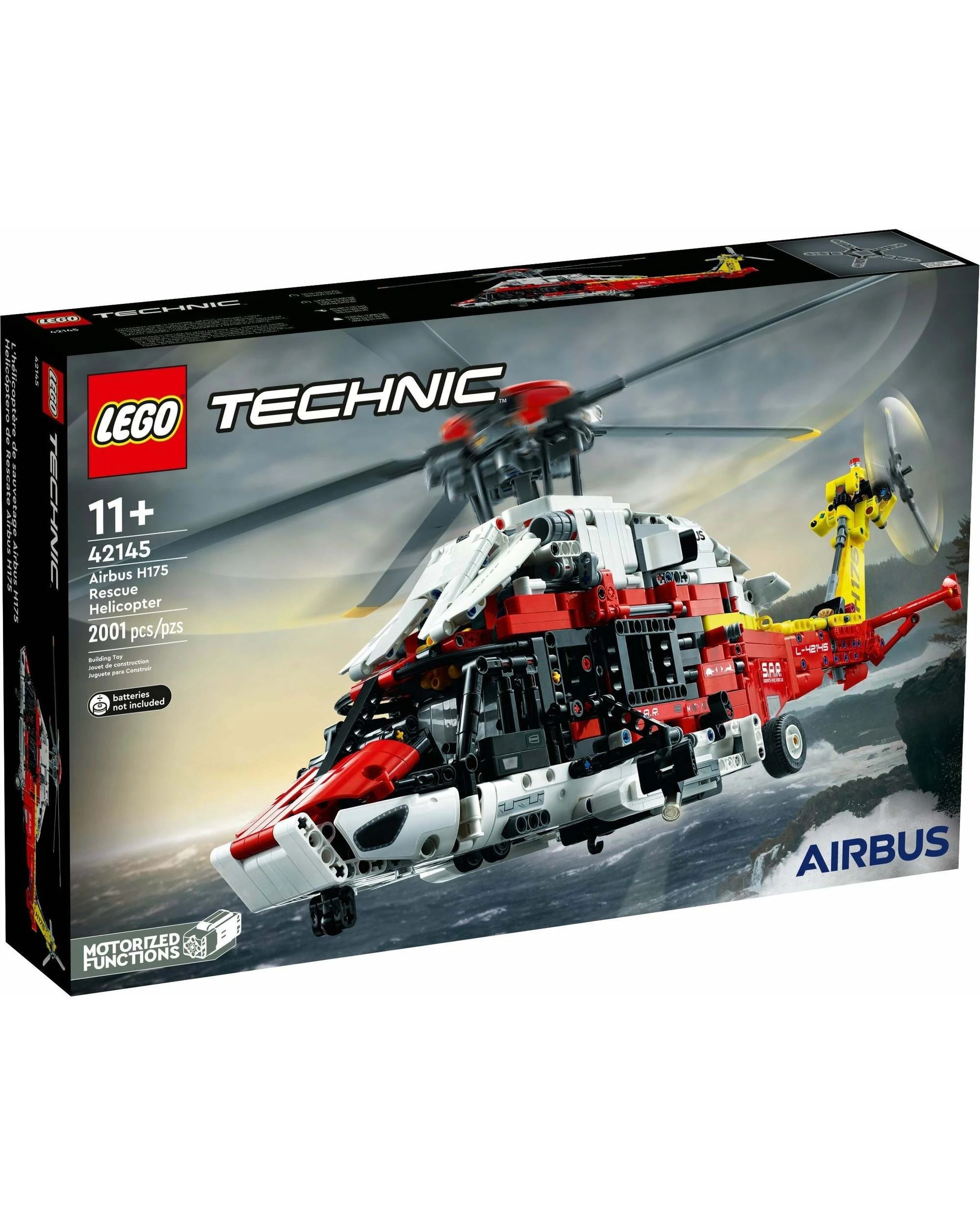 1 LEGO Technic Series 42145 Airbus H175 Rescue Helicopter, 1 of 4