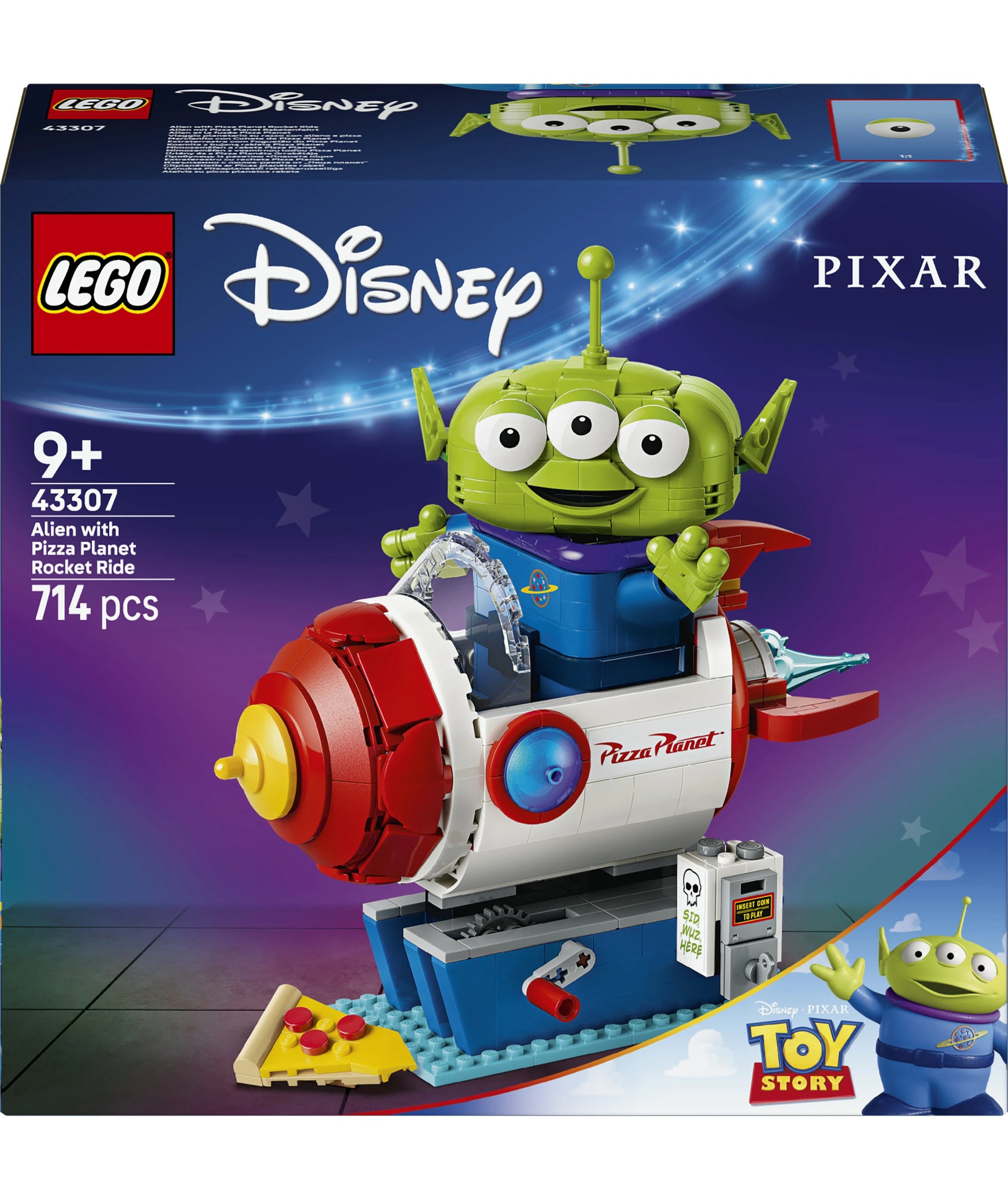 1 LEGO Disney Pixar Alien with Pizza Planet Rocket Ride 43307, 1 of 10