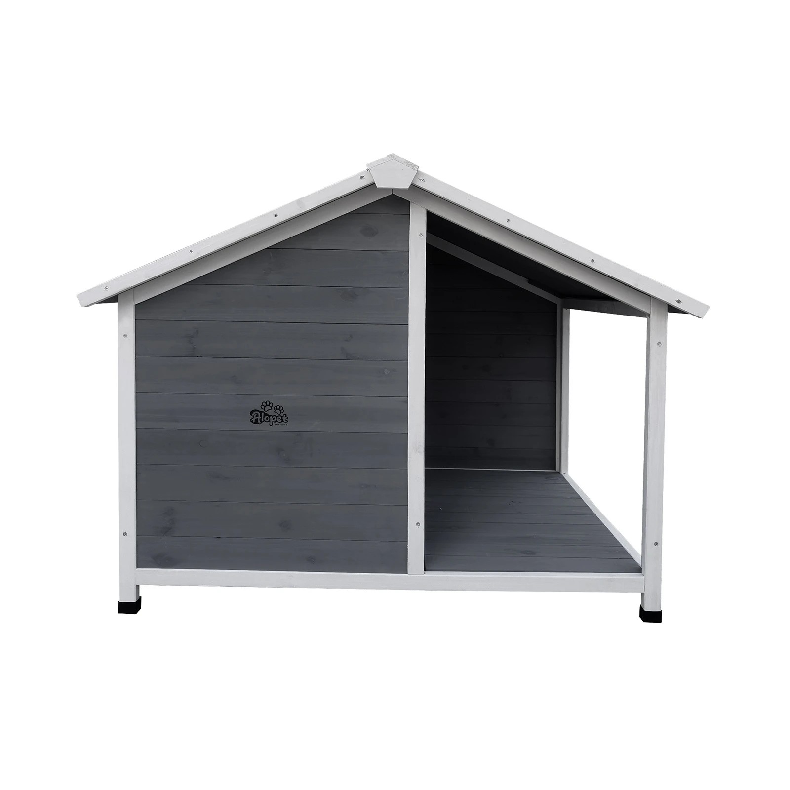 7 Alopet Dog Kennel Kennels House Outdoor Pet Wooden Large Cage Cabin Box Awning - Multi, 7 of 10