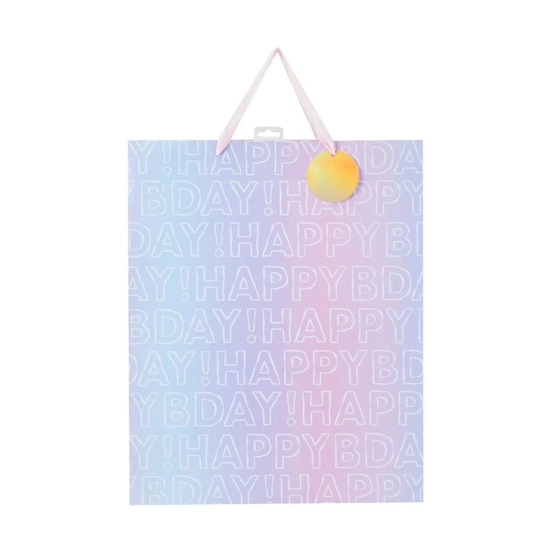 2 Ombre Happy Birthday Jumbo Gift Bag, 2 of 5