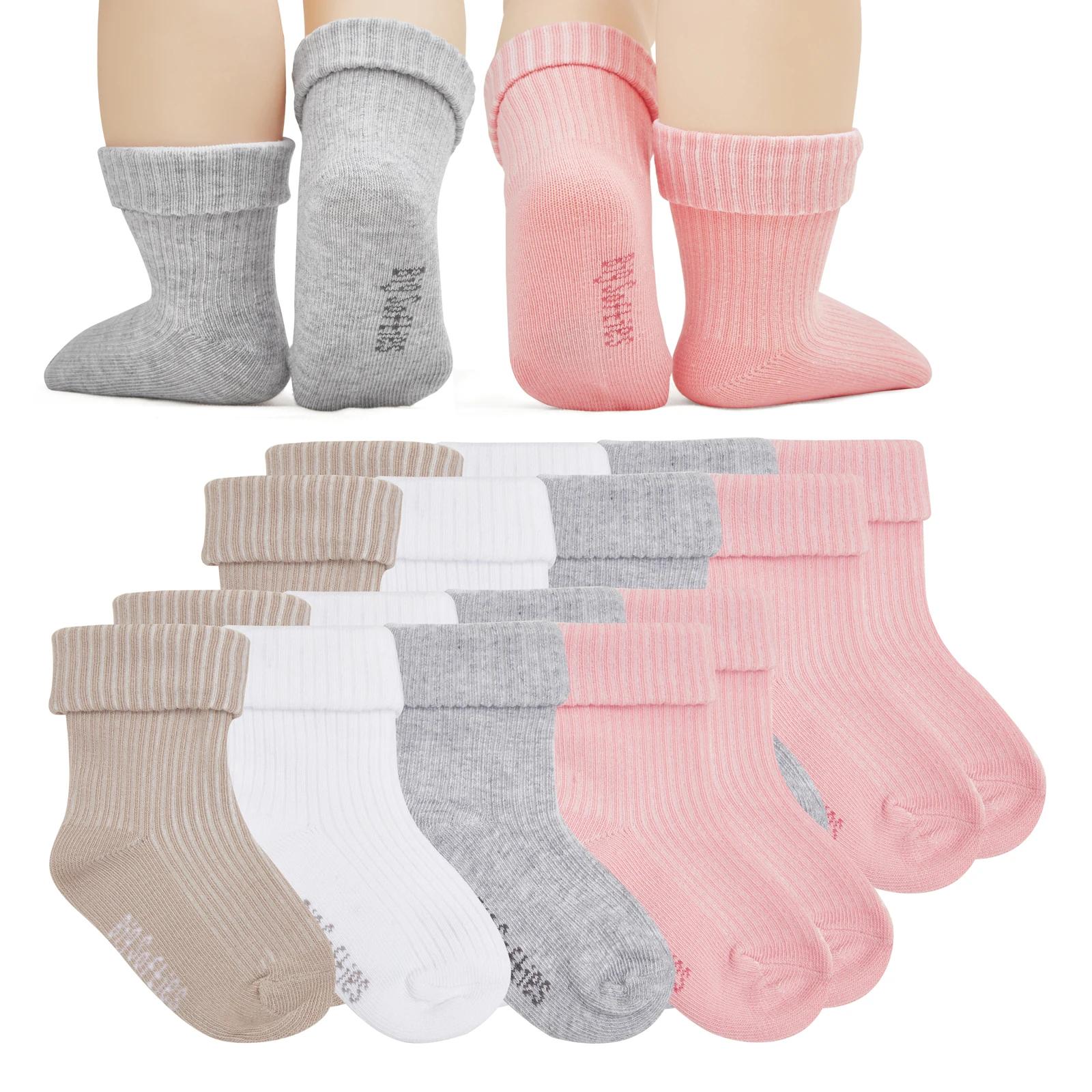 4 Big Softies 8-Pack Crew Socks Girl 6-12M , 4 of 4