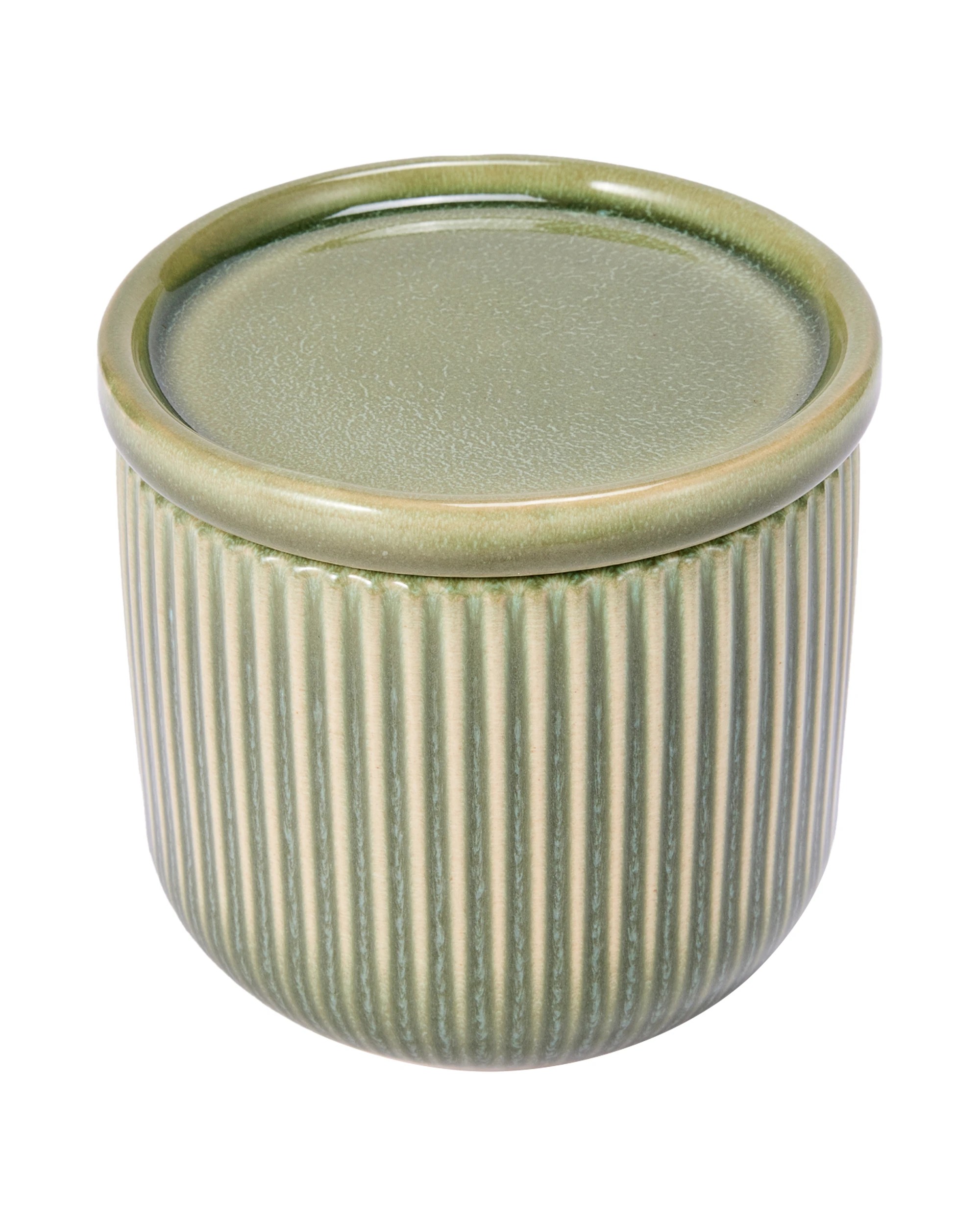 1 Small Green Linear Canister, 1 of 4