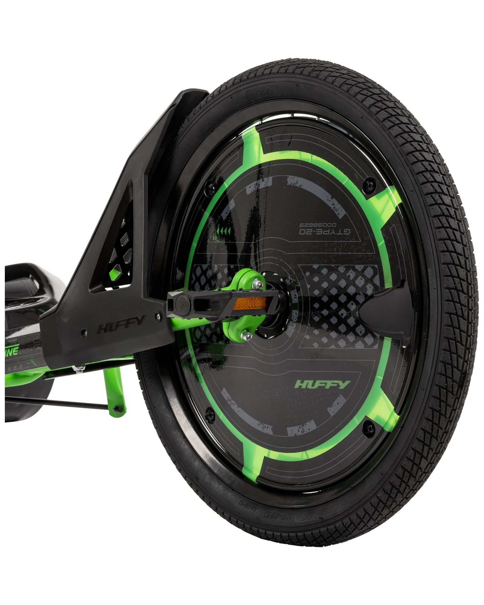 3 Plum Play Au Green Machine 20 Inch Drift Trike Led Lights Kids Ride On - Green, 3 of 9