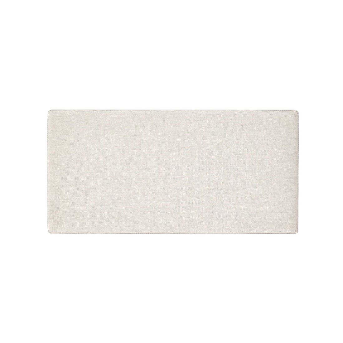 6 Linen Look Storage Ottoman - Beige, 6 of 10