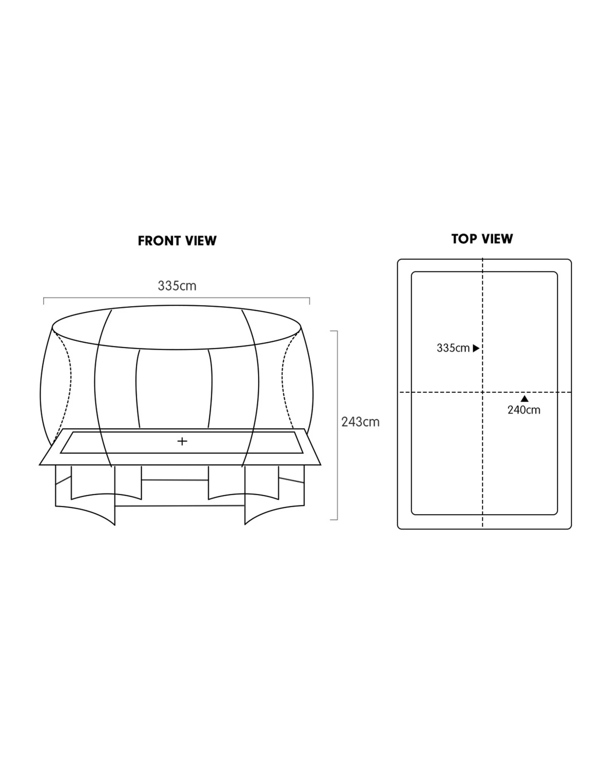 6 Kahuna Trampoline 8 ft x 11 ft Rectangular Outdoor Orange, 6 of 10
