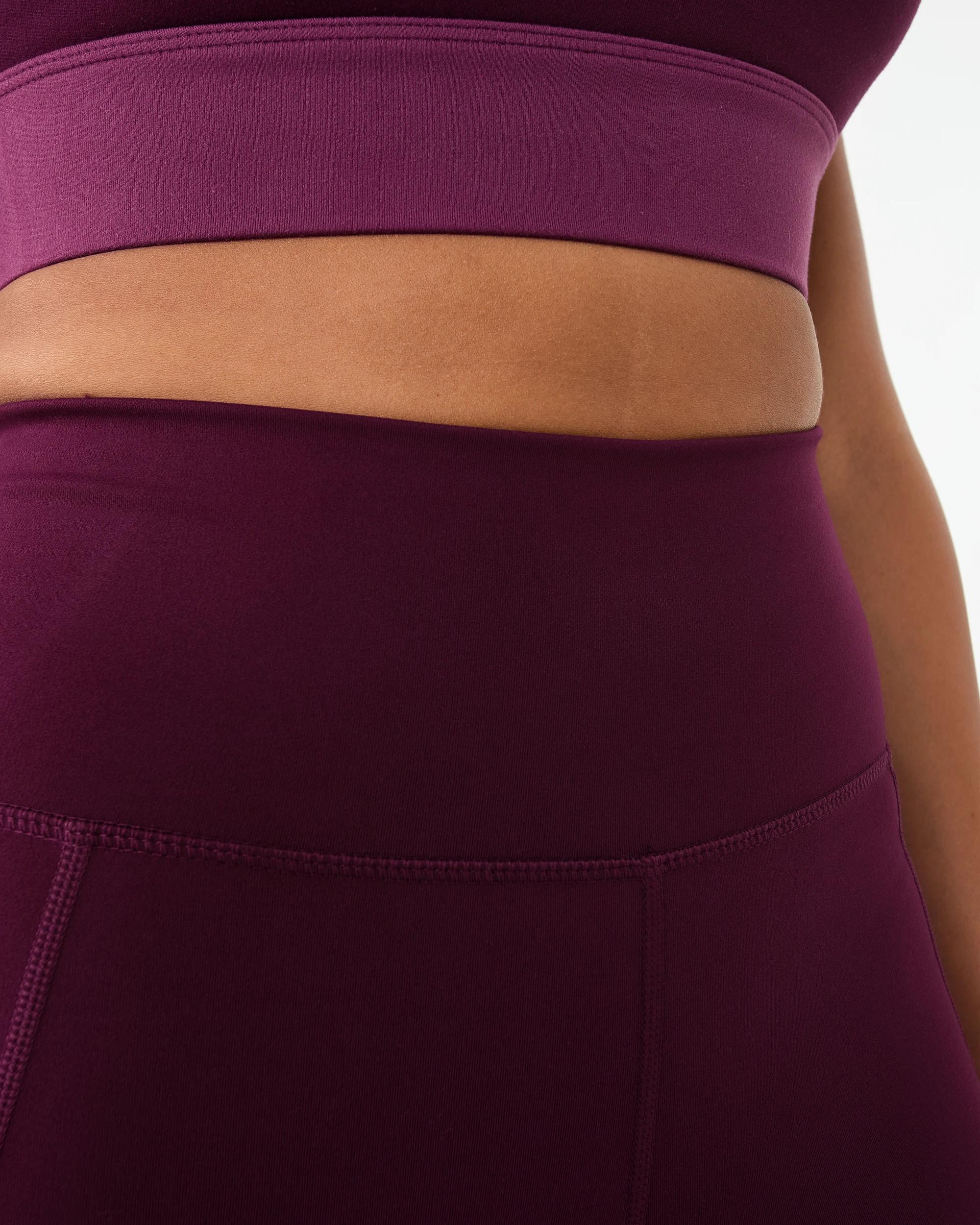 5 Everlast Womens Power Leggings Deep Plum, 5 of 8