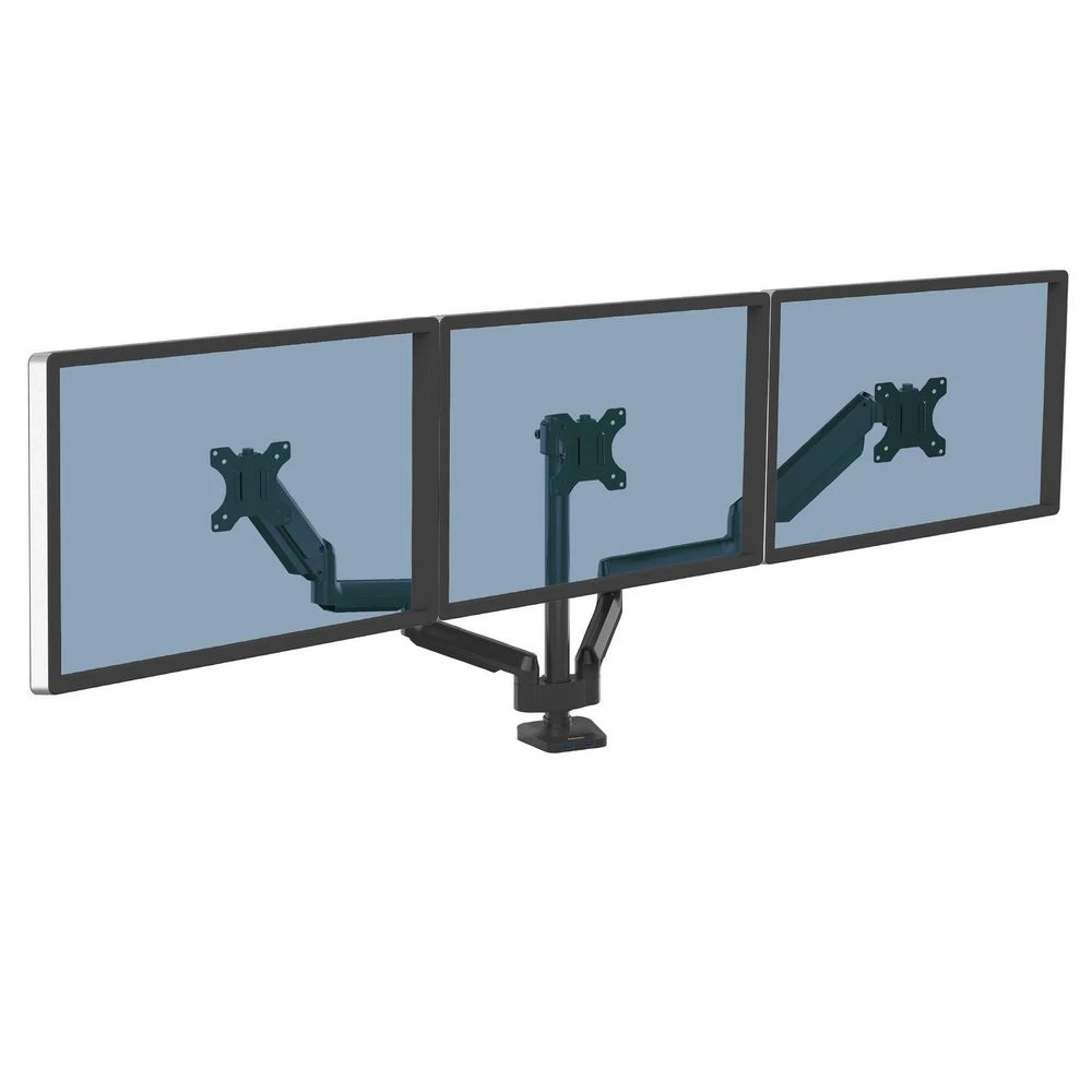 2 Fellowes Platinum Series Triple Monitor Arm 17"-27", 2 of 10