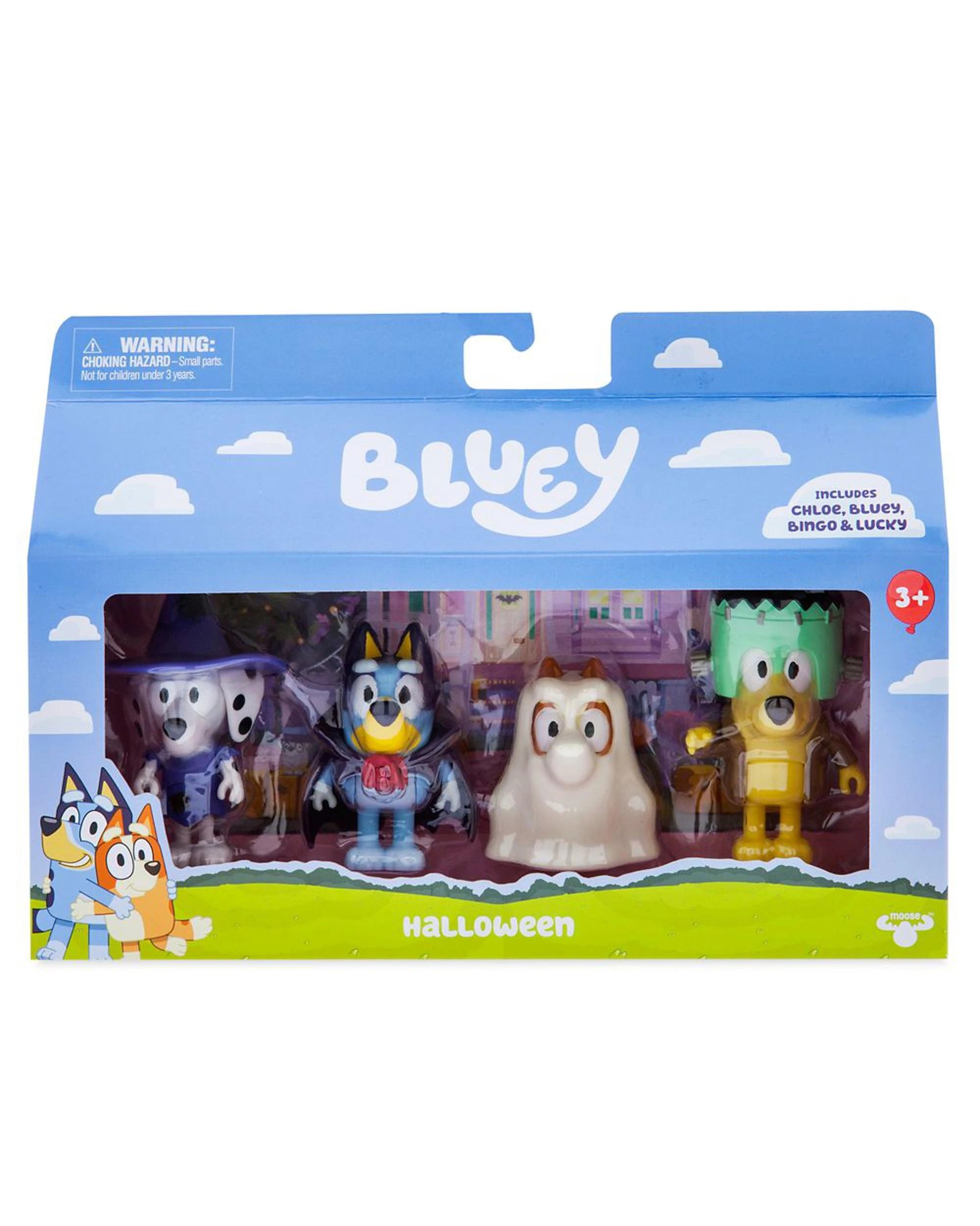 1 Bluey Halloween Action Figure 4 Pack, 1 of 1