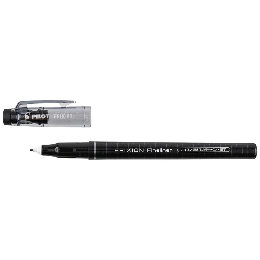 2 PILOT FriXion Fineliner Pen 0.45mm Black, 2 of 6