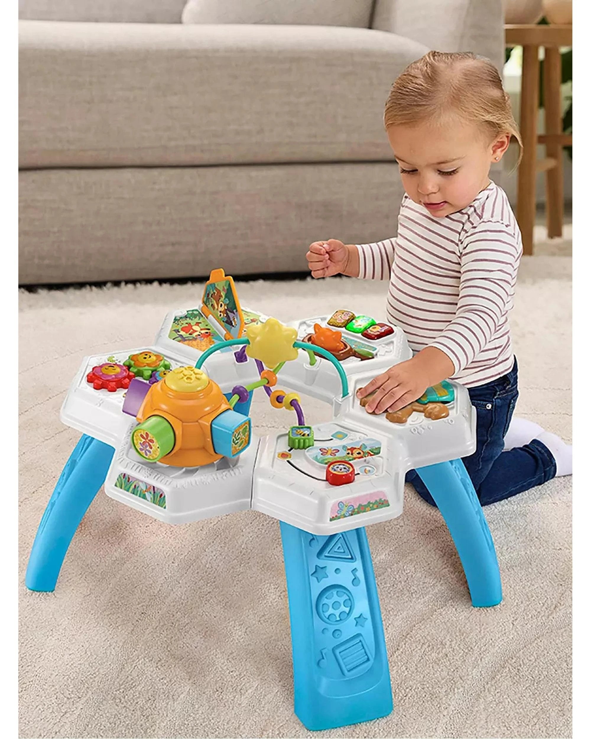 5 VTech Busy Bee Activity Table Blue, 5 of 5