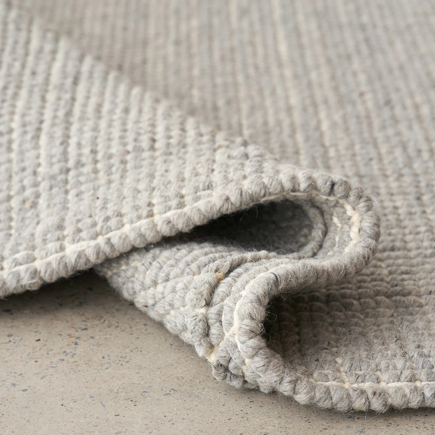 6 Common Ground Rugs Cadence Parker 400x80cm - Large Runner Hand Loomed Wool & Jute Rug - Grey, 6 of 6