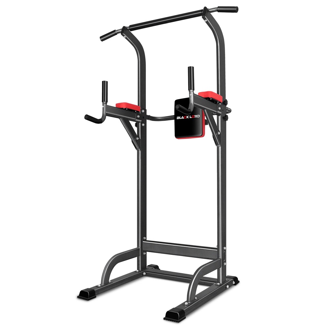 1 Black Lord Power Tower Chin Up Bar Push Pull Up Weight Bench Gym Station, 1 of 7