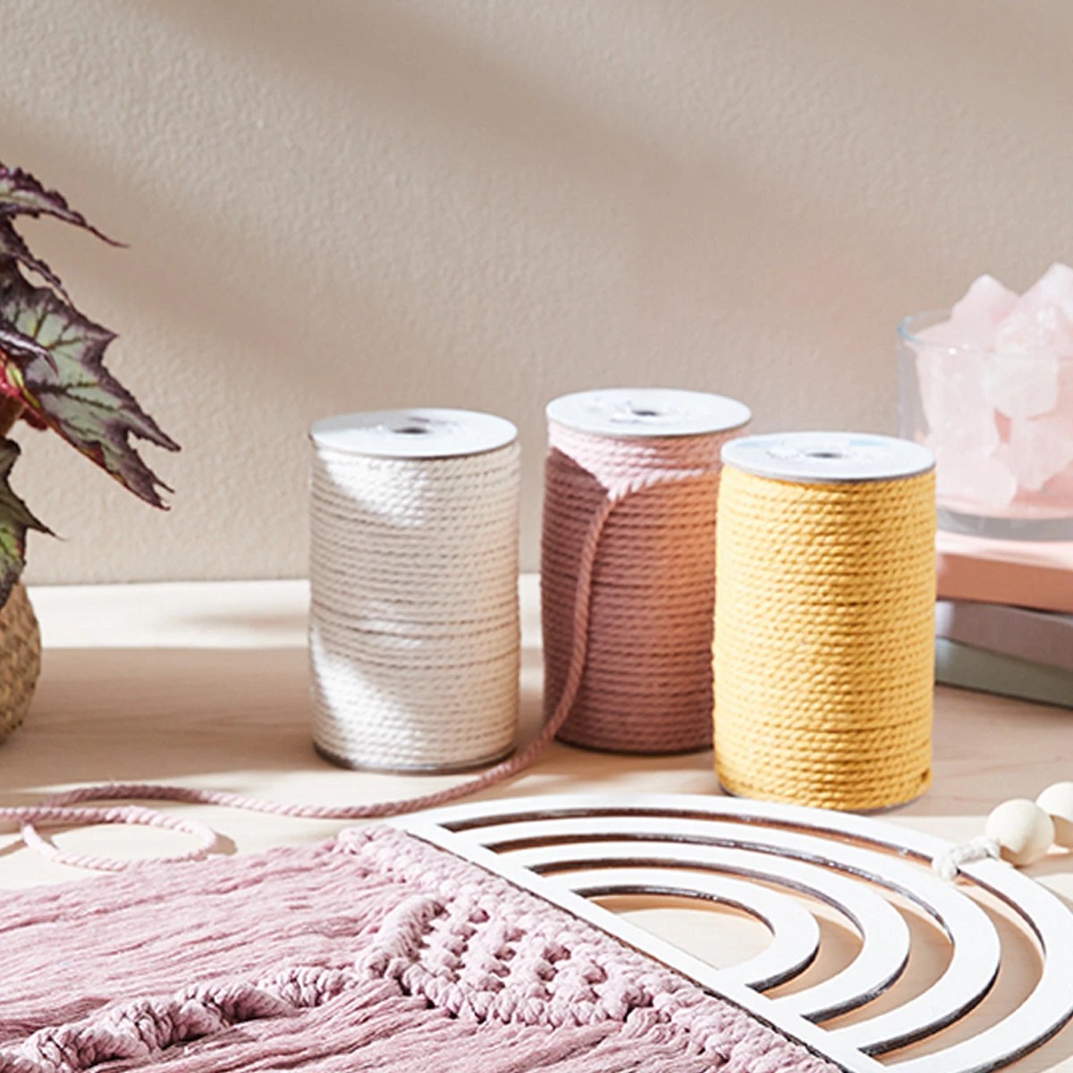 6 Macrame Cord - Natural, 6 of 6