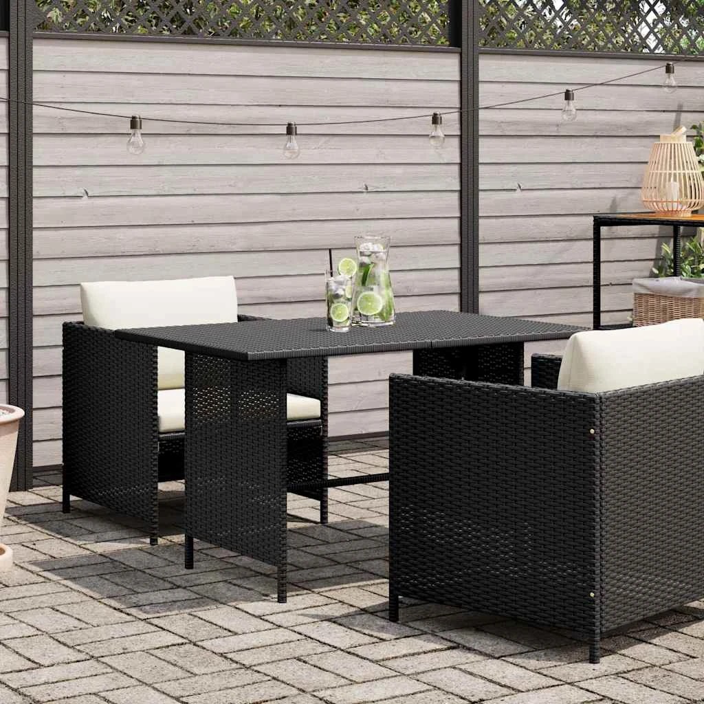 2 vidaXL Garden dining table Durable - Black, 2 of 9