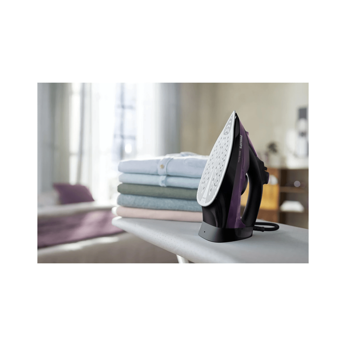 5 Philips Dst5030-80 Steam Corded Iron Clothes/garments 2400w - Purple, 5 of 8