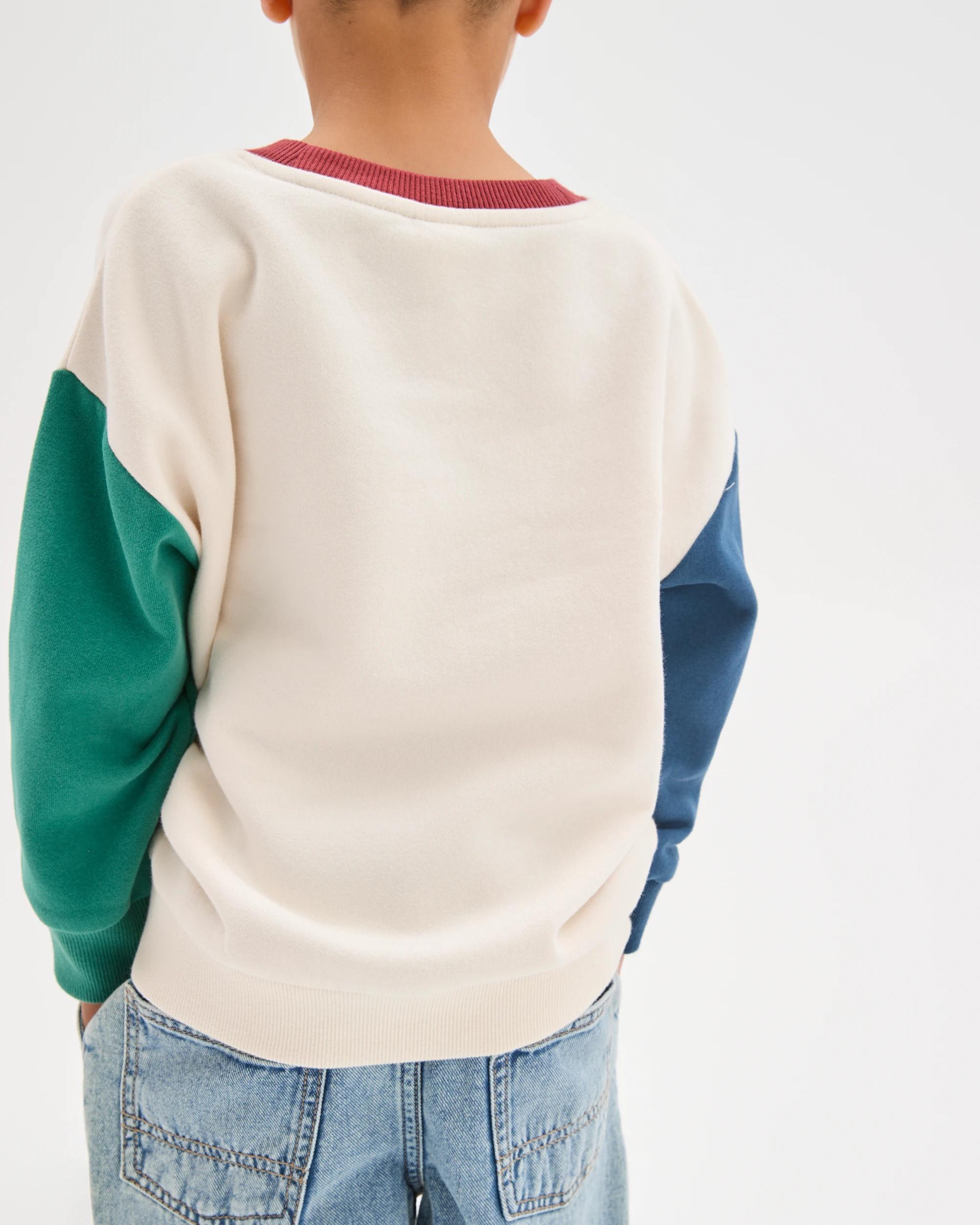 4 Disney Pixar Cars Australian Cotton Blend Sweat Top COLOUR BLOCK, 4 of 6