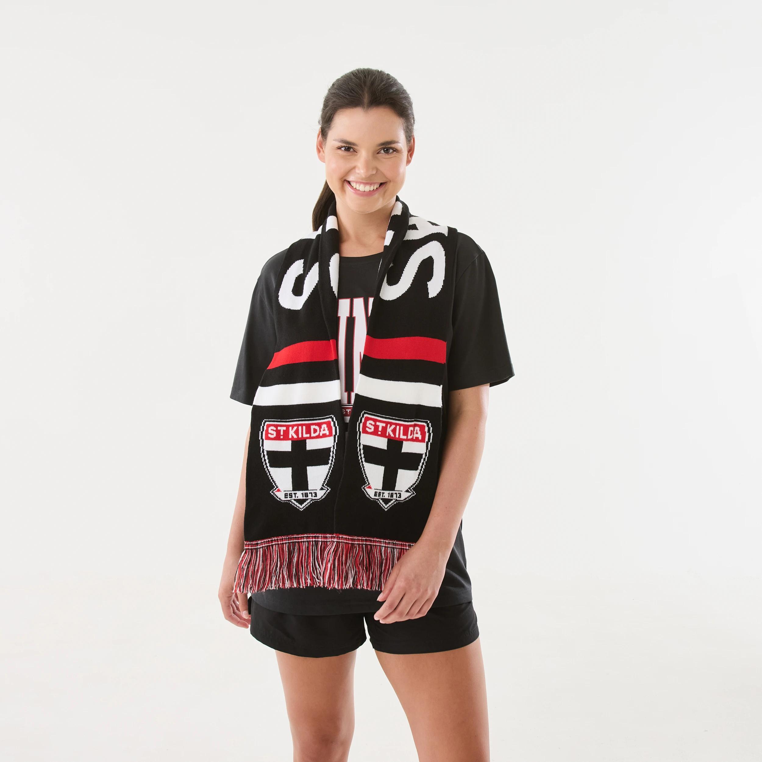 1 Official AFL Adult Scarf St Kilda, 1 of 4
