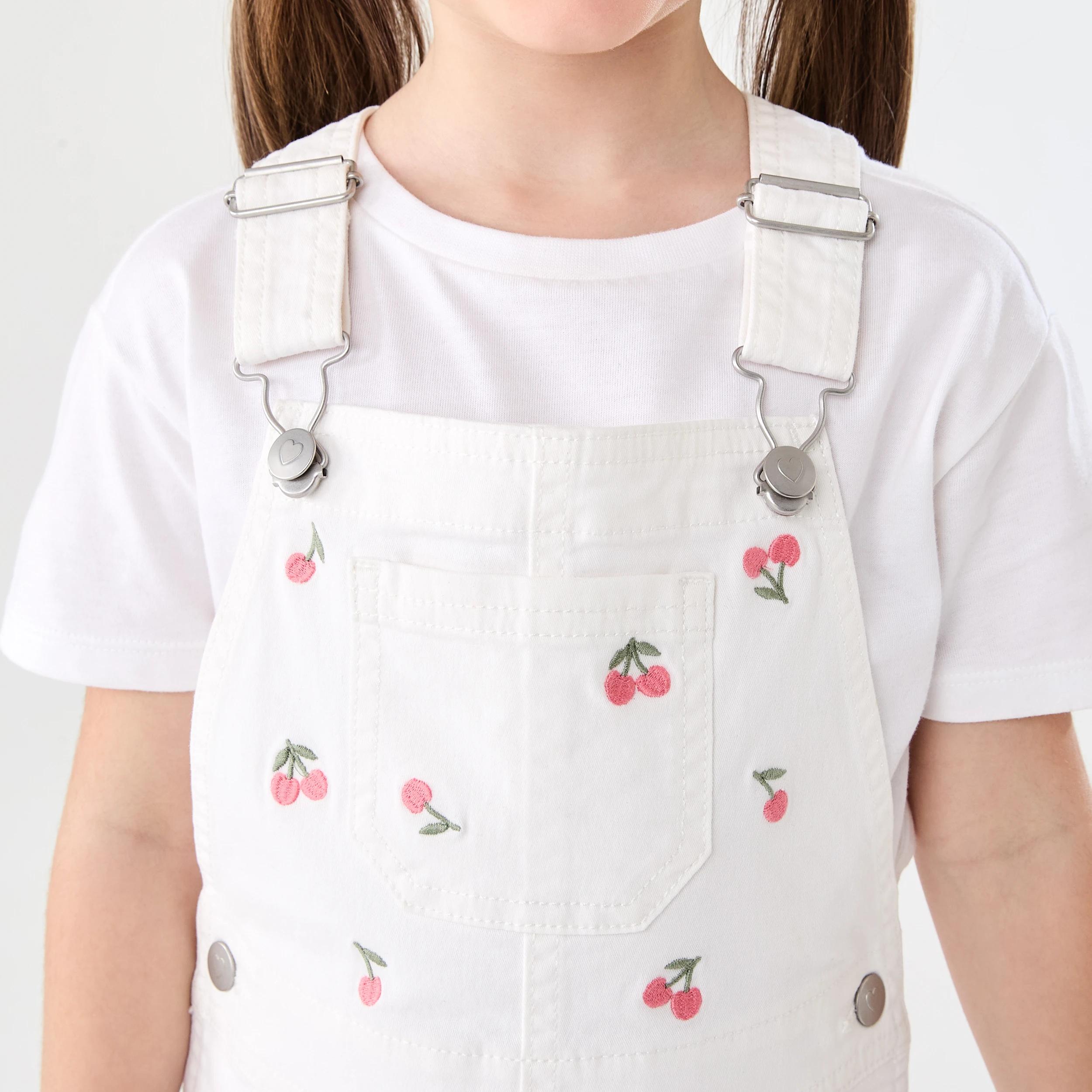 4 Dungarees Wht Cherry, 4 of 10