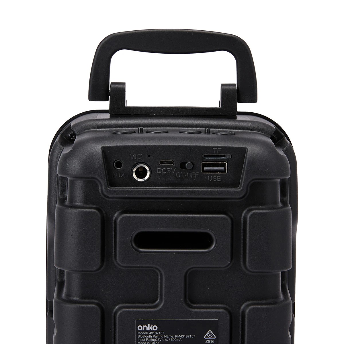 7 Karaoke Speaker with Microphone - Black, 7 of 10