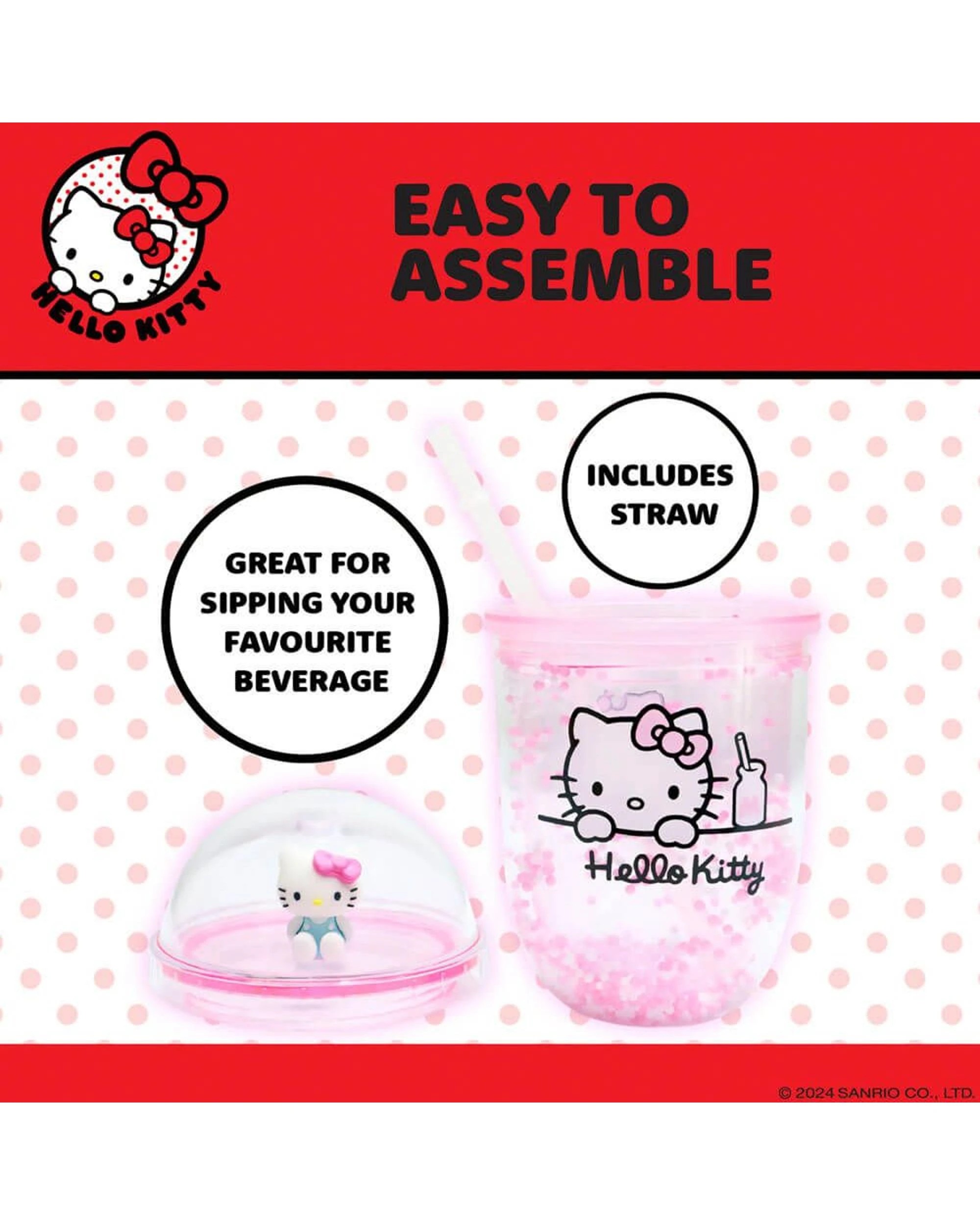 9 Hello Kitty and Friends Hello Kitty Boba Cup - Pink, 9 of 10