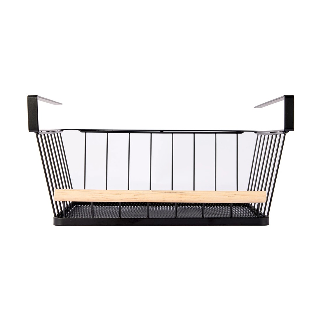 5 Wire and Wood Undershelf Basket, 5 of 9