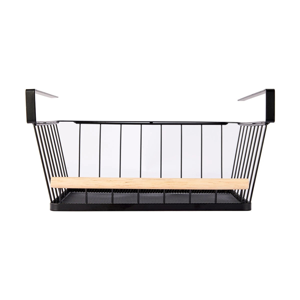5 Wire and Wood Undershelf Basket, 5 of 9