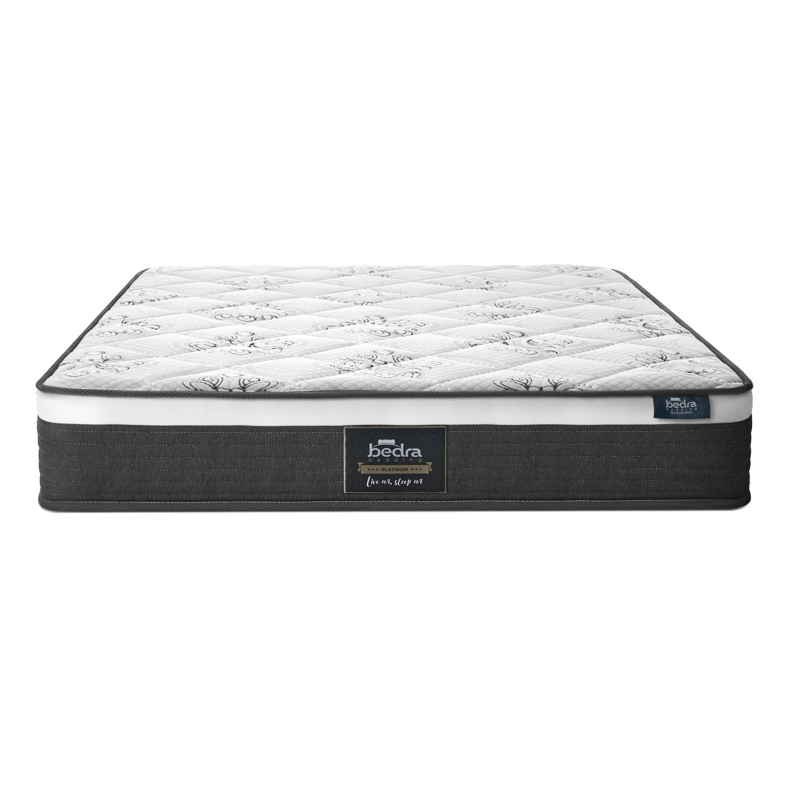 1 Bedra Bedding Mattress Luxury Foam Bed Firm Pocket Spring 30cm King
 - Multi, 1 of 5