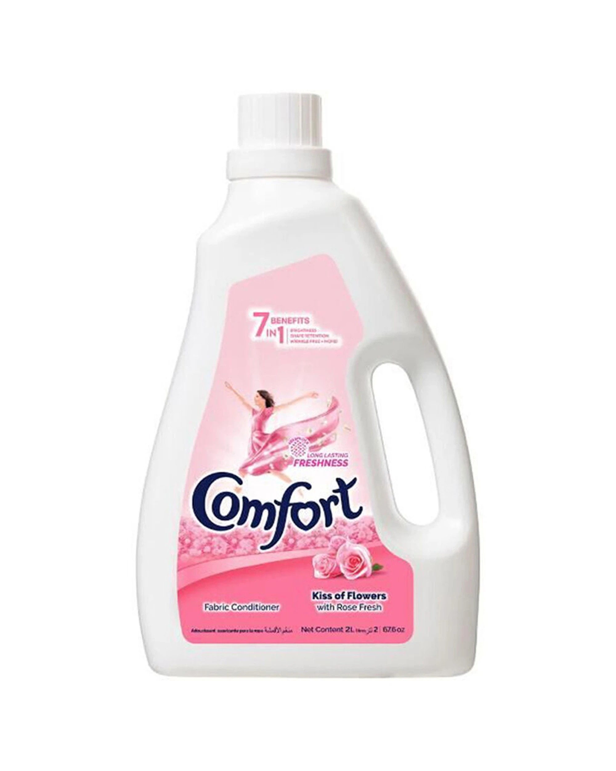 2 Comfort 3PK Comfort Dilute 7in1 Fabric Conditioner Rose Fresh Pack 2L - White, 2 of 2