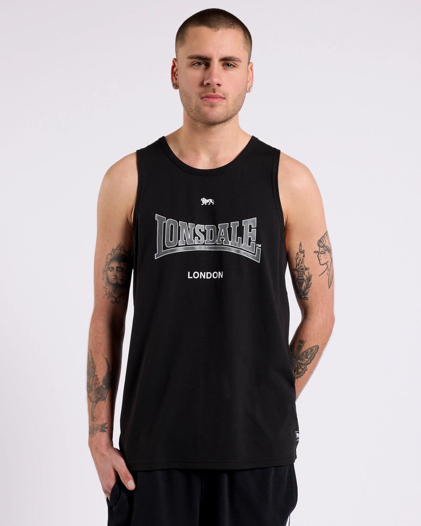 1 London Tank Top - Lonsdale London BLACK, 1 of 5