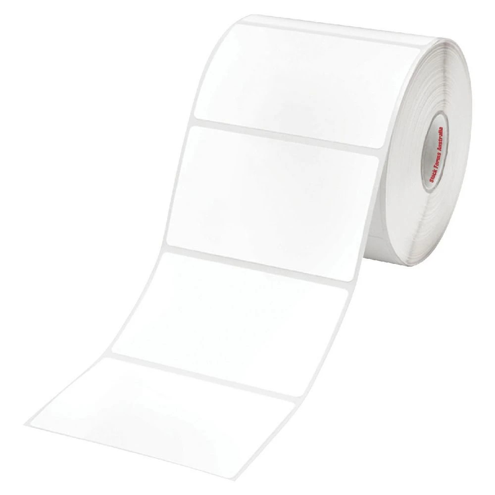 2 Stock Form Direct Thermal Labels 75 x 55mm 1240 Pack White, 2 of 2