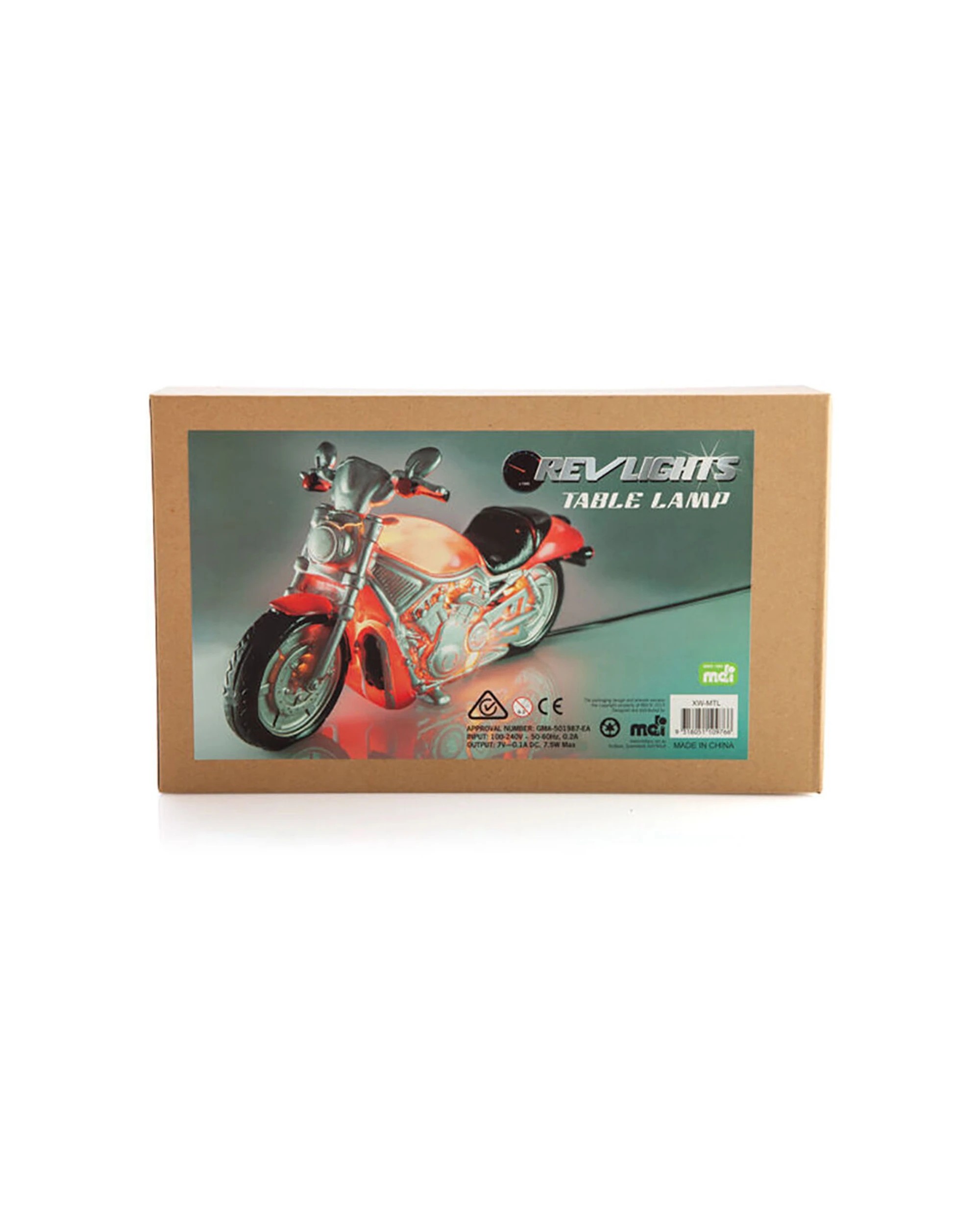 5 MDI Aus Motorcycle Corded Table Lamp Home Room Tabletop Decor Unique Design - Multi, 5 of 6