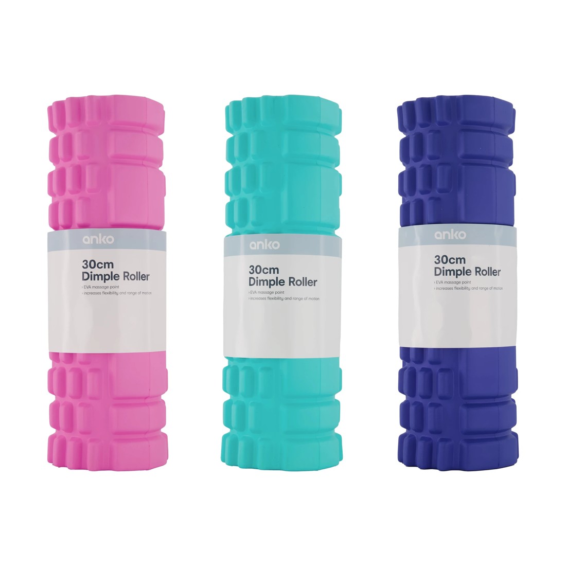 5 30cm Dimple Roller - Assorted, 5 of 5
