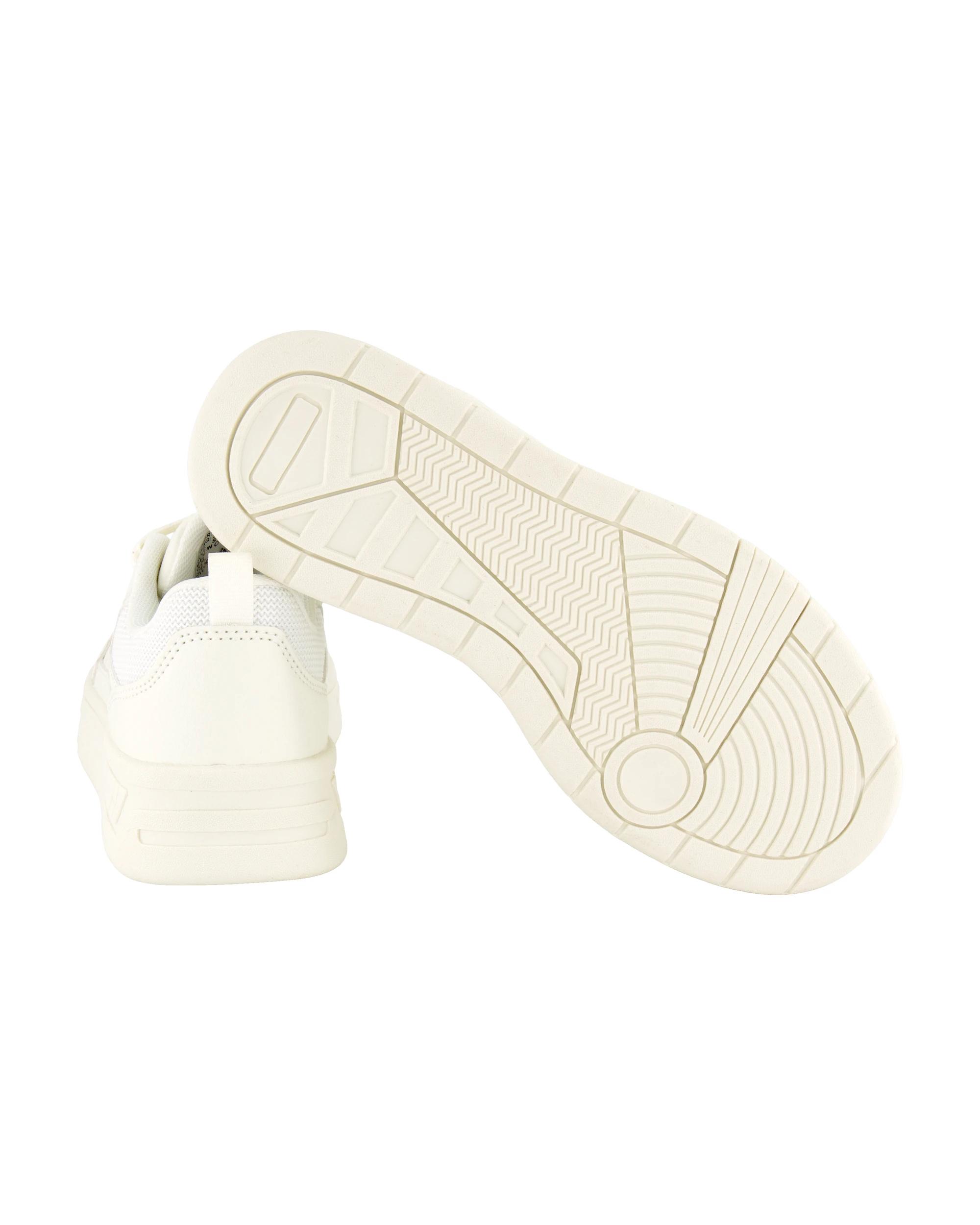 5 Senior PU Casual Sneakers White, 5 of 5