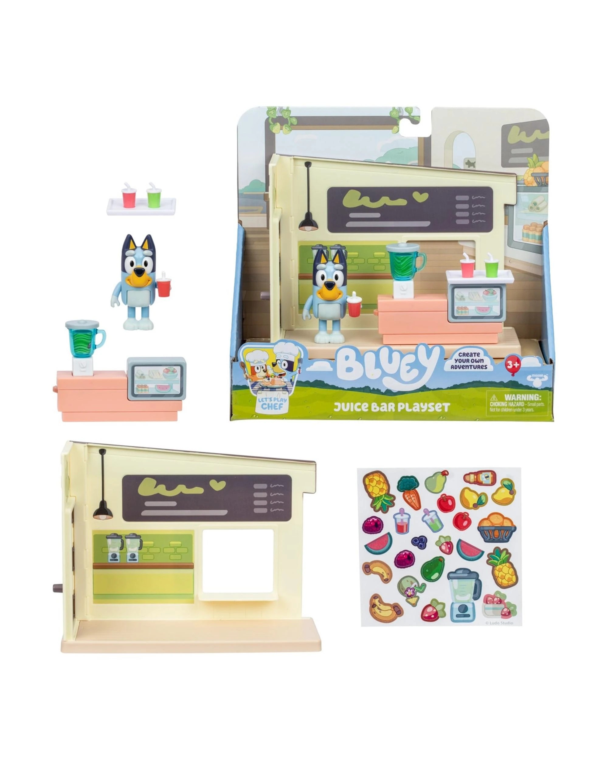 2 Bluey Juice Bar Mini Figure Playset, 2 of 7