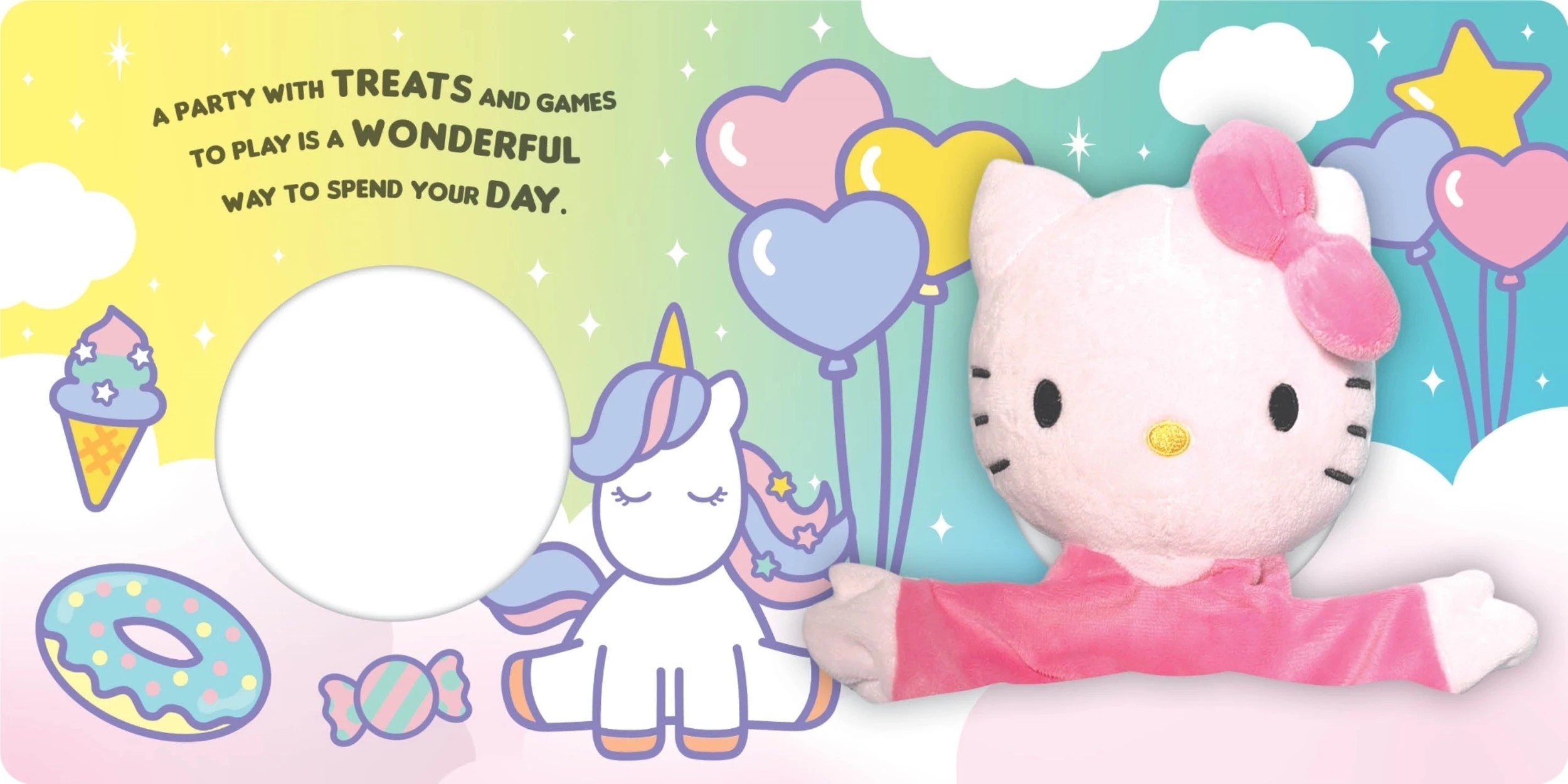 4 Hello Kitty: Unicorn Party - Hand Puppet Book, 4 of 4
