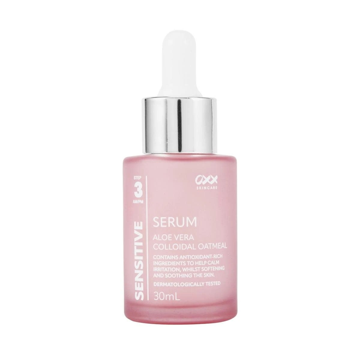 1 OXX Skincare Step 3 AM/PM Sensitive Serum 30ml - Aloe Vera and Colloidal Oatmeal, 1 of 4