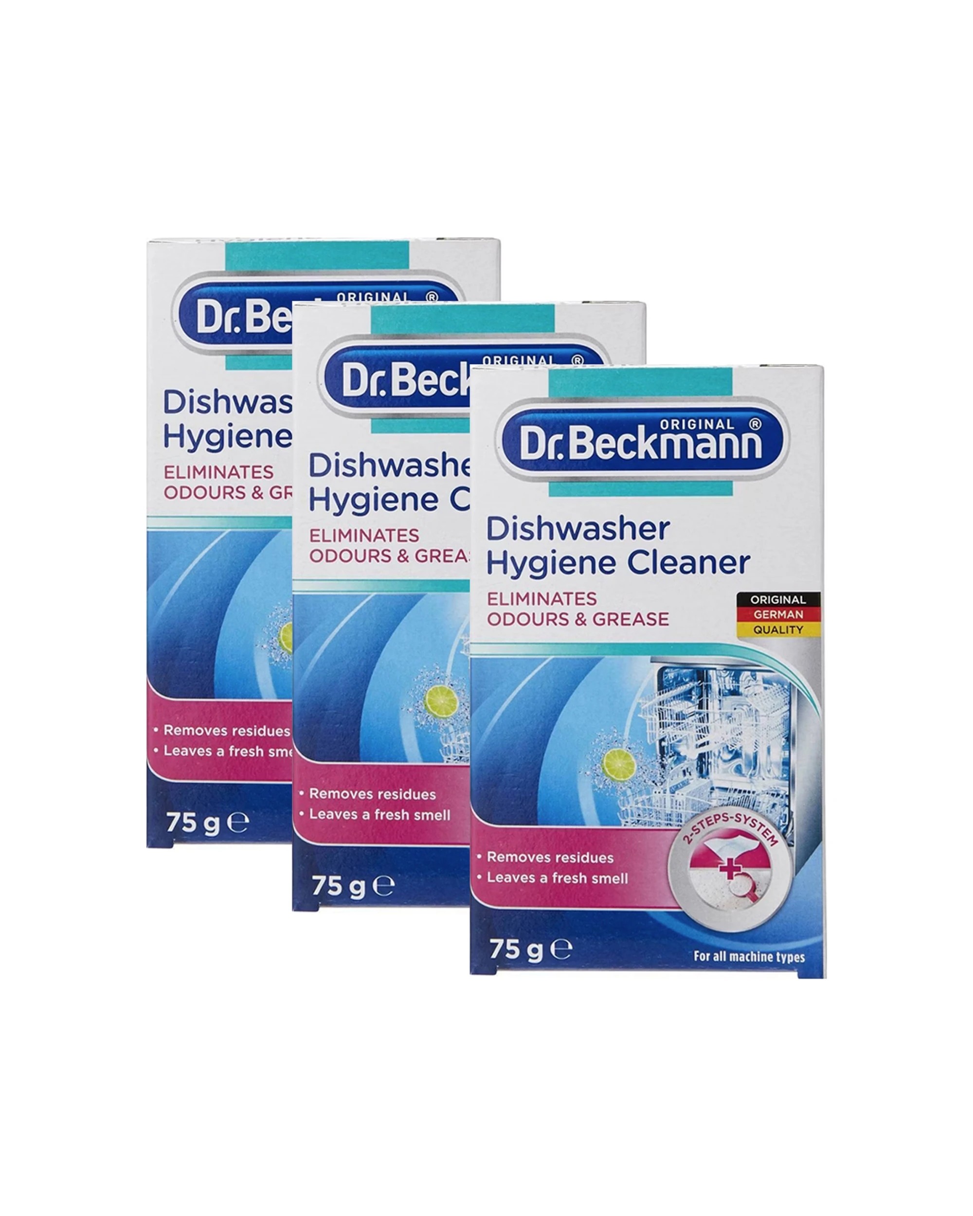 1 Dr Beckmann Dishwasher Machine Hygiene Cleaner 3 Pack Kitchen - Multi, 1 of 3