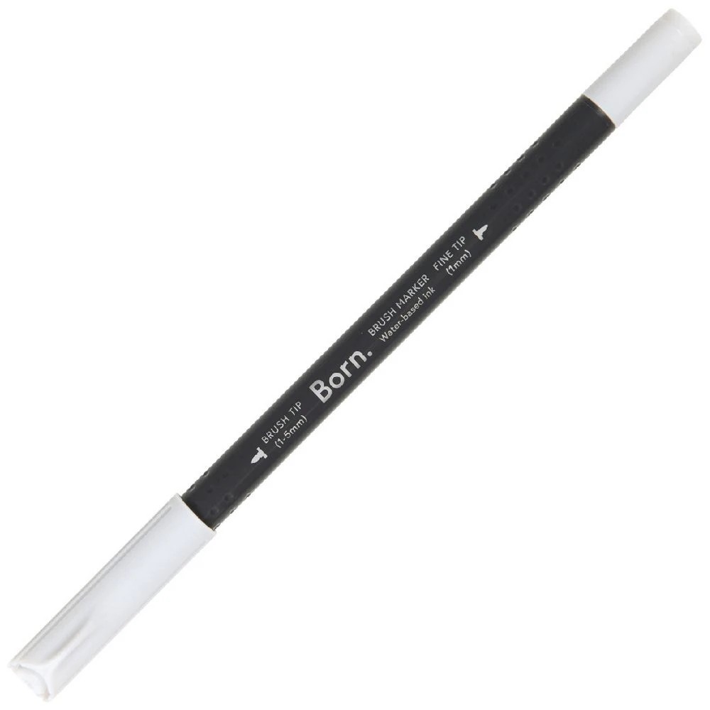 1 Born Professional Brush Dual-Tip Marker Dove Grey N89, 1 of 4